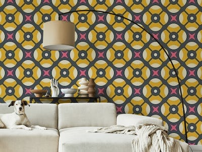 2152 Abstract retro pattern