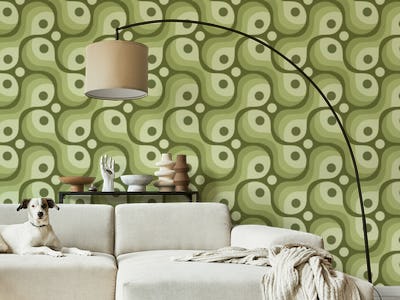 2200 Green abstract pattern