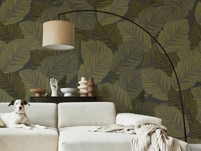 Modern tropical leaves 01