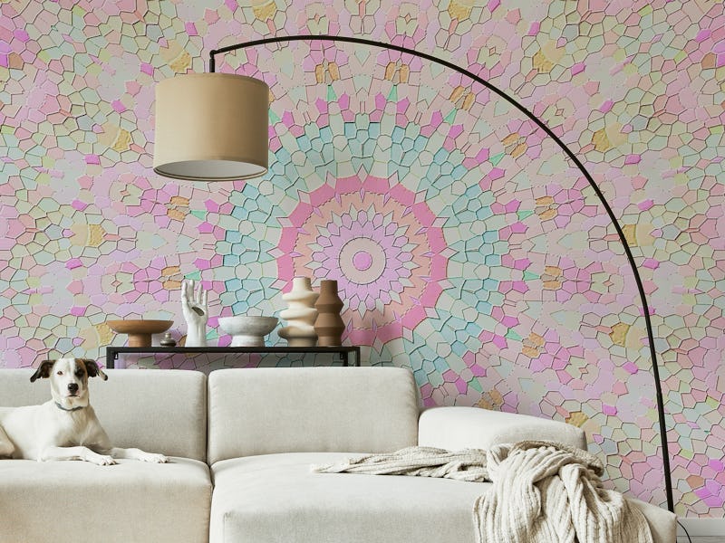 Arabesque Candy Mosaic Mandala