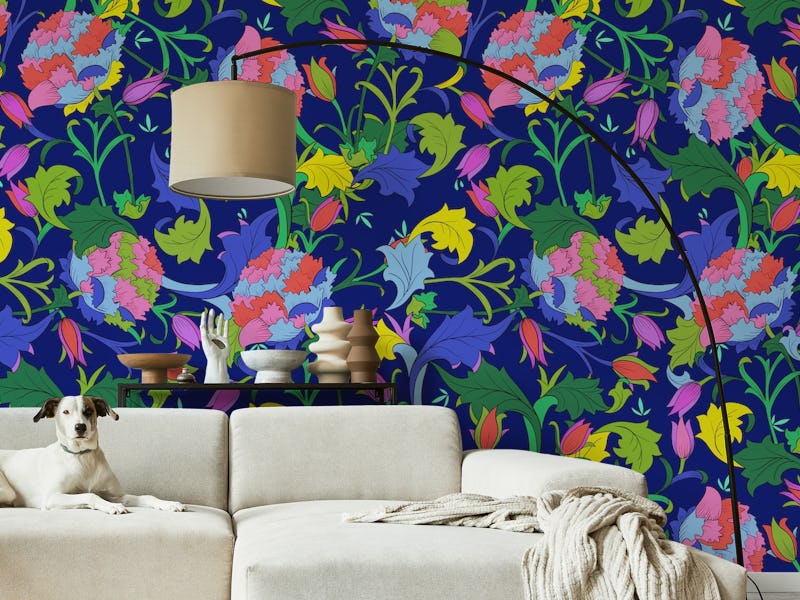 Art Nouveau Flowers Pattern III