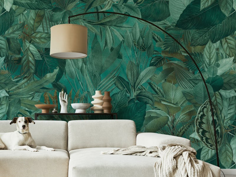 Tropical Jungle Vibe Emerald Green