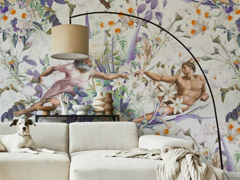 The Creation of Adam Floral