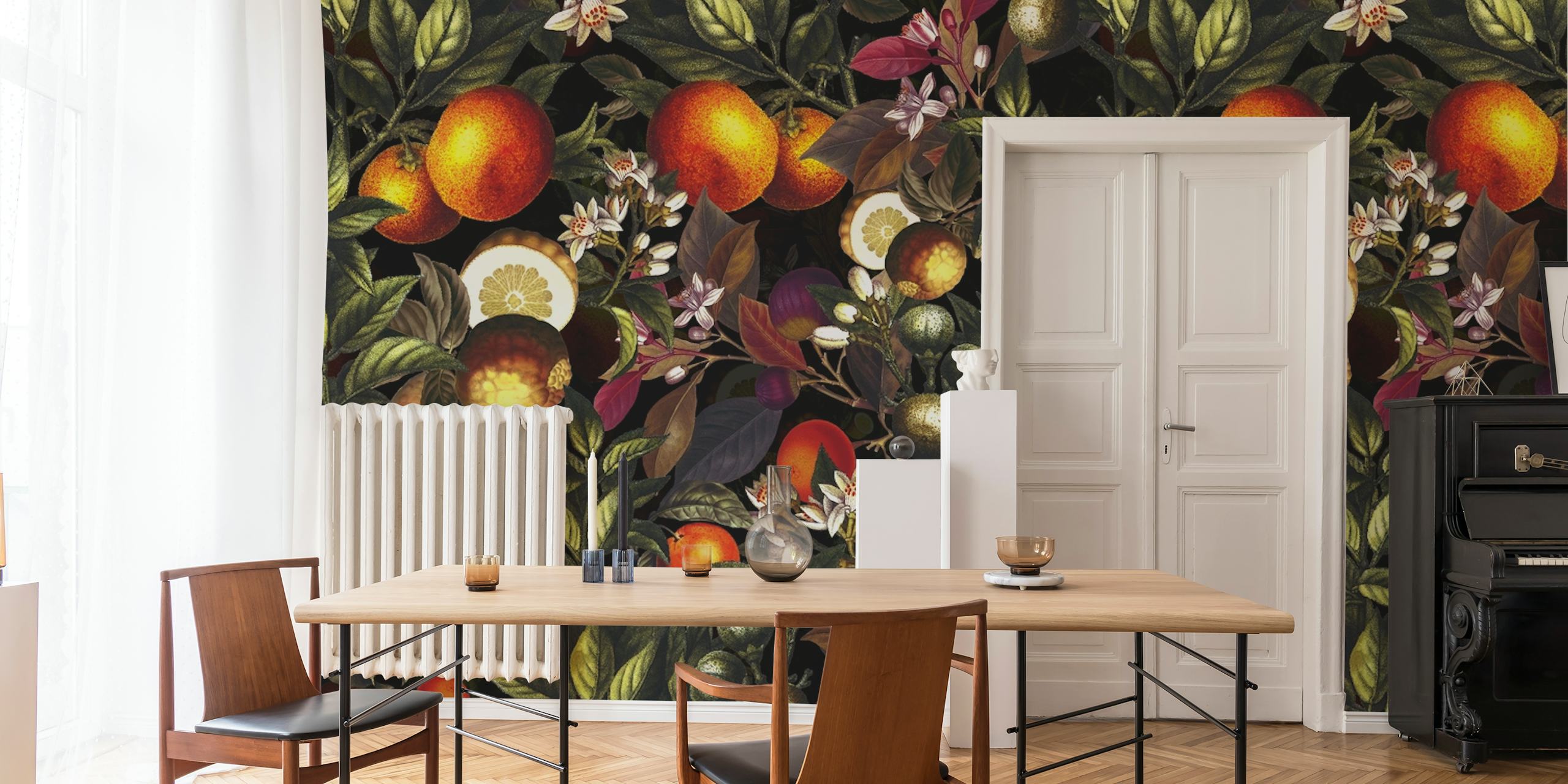 Vintage Fruit Pattern XXVII dans une pièce