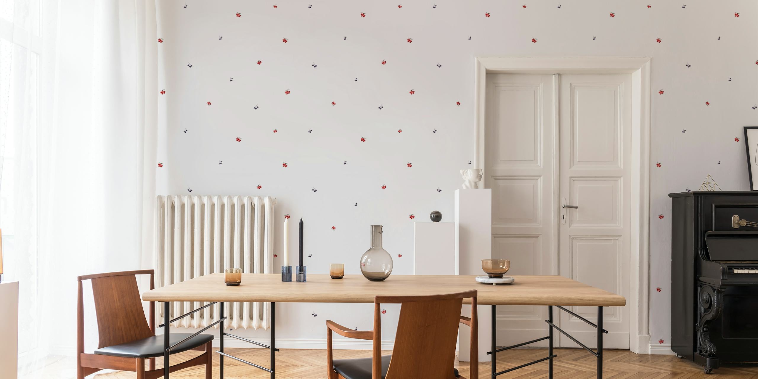 Papier peint Cranberries affiché dans une pièce