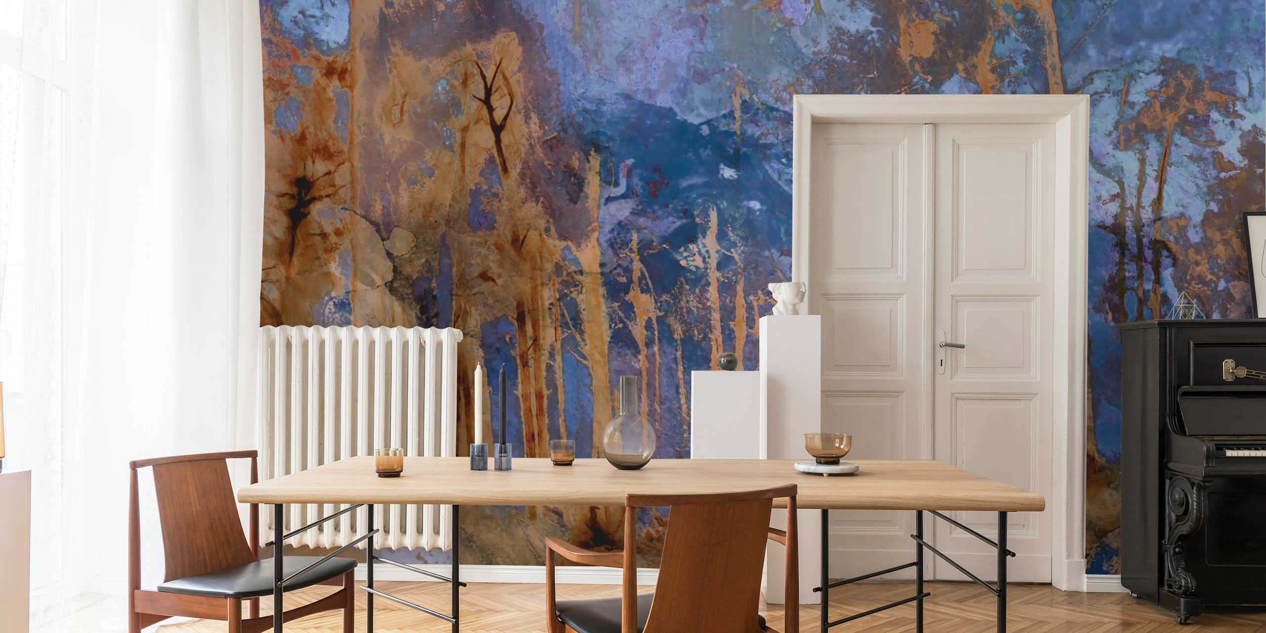 Ethereal Wilderness Forest wallpaper in a room