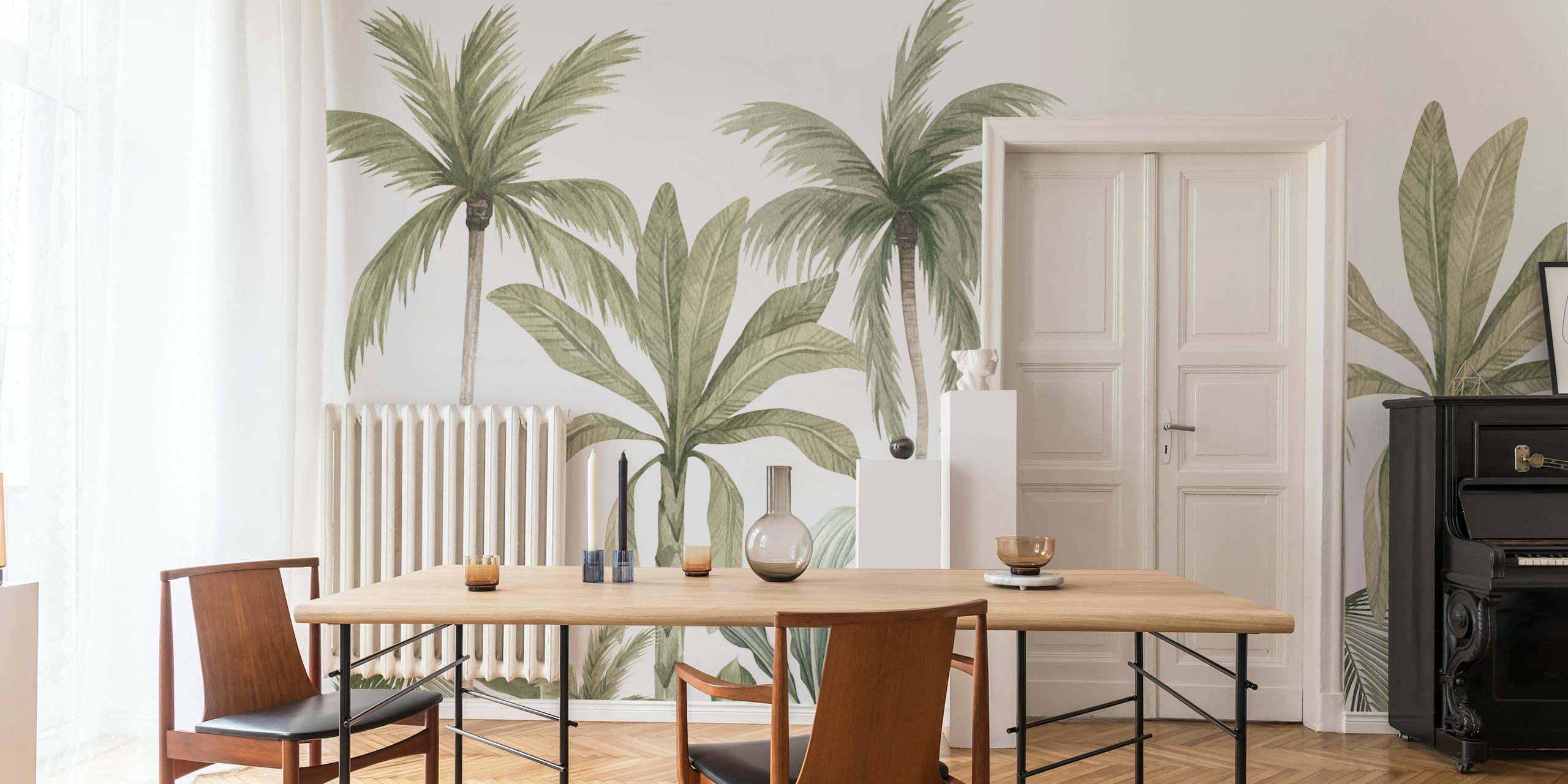 Lush Jungle Vibe tapetti huoneessa