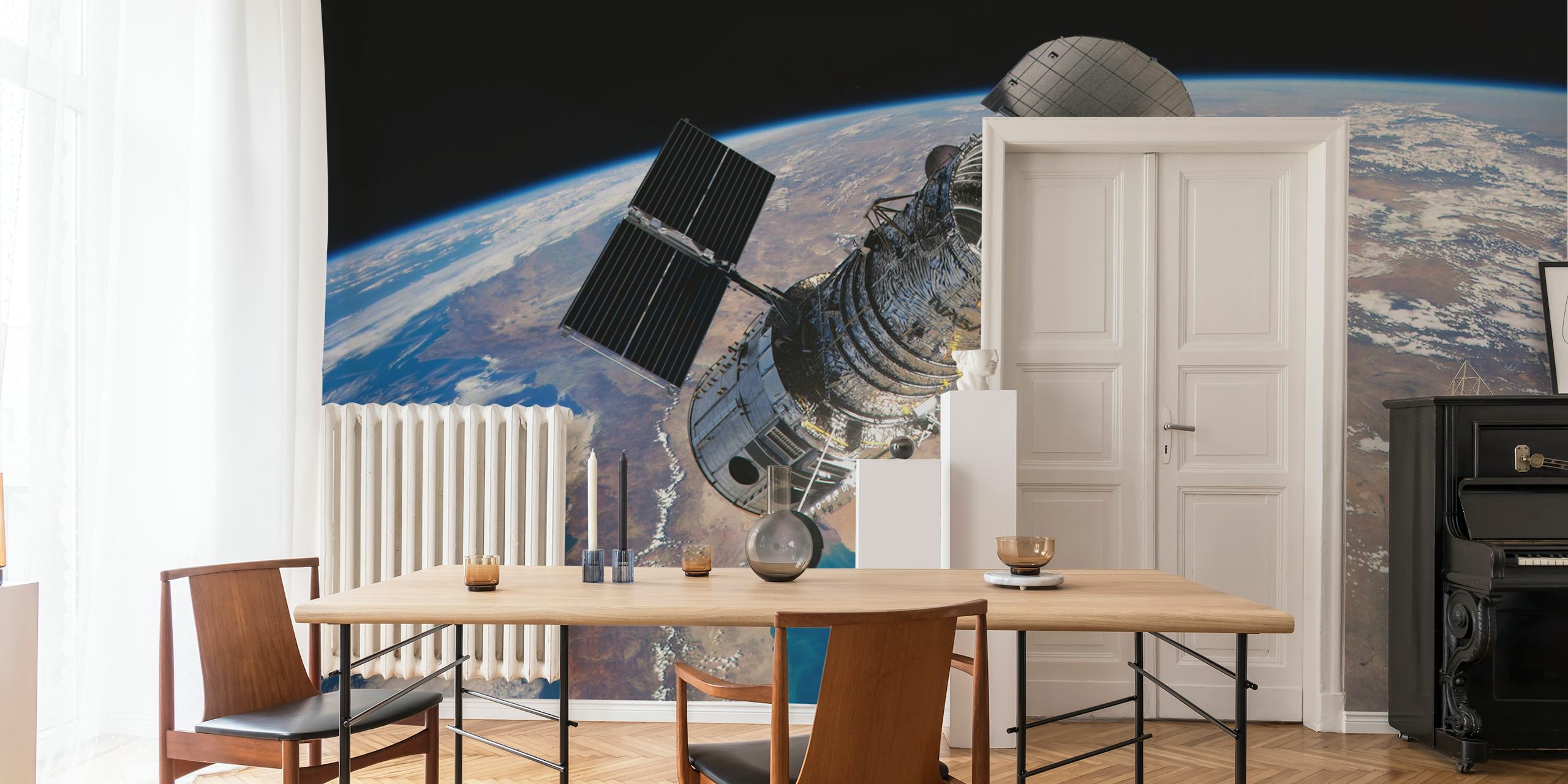 Hubble California wallpaper in a room
