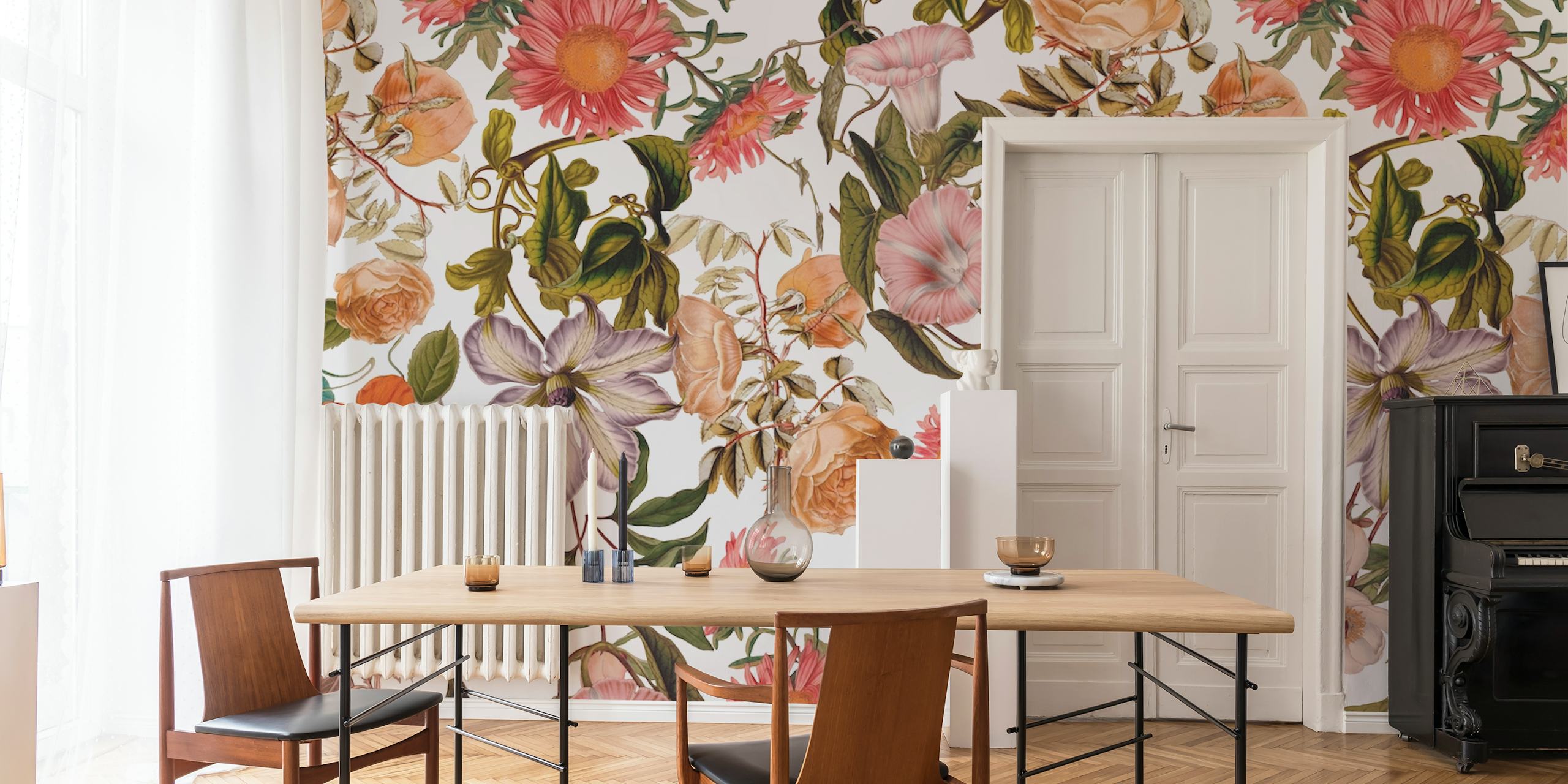 Romantic Garden cvjetna tapeta