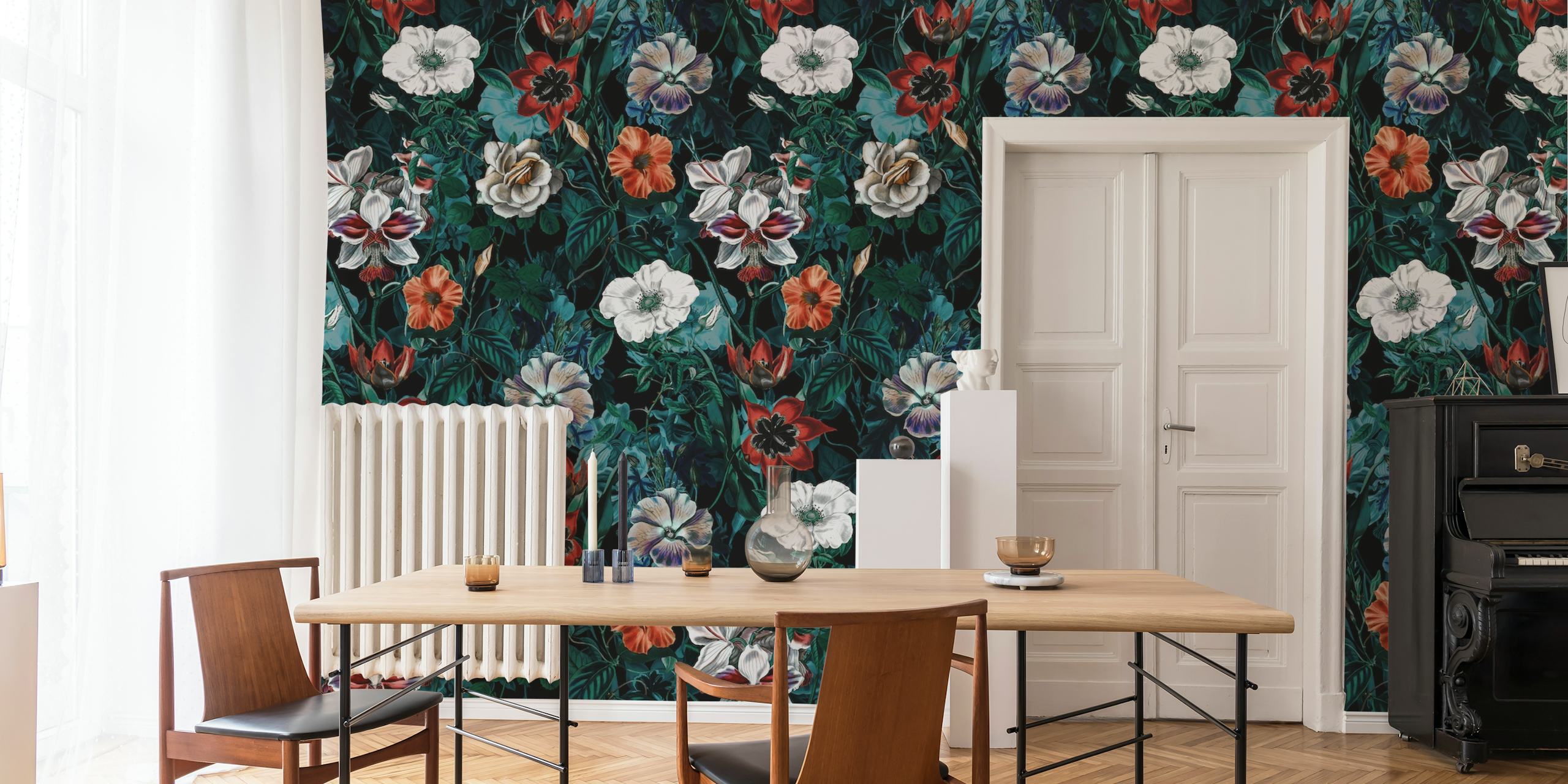 Night Forest Xxi Wallpaper In A Room