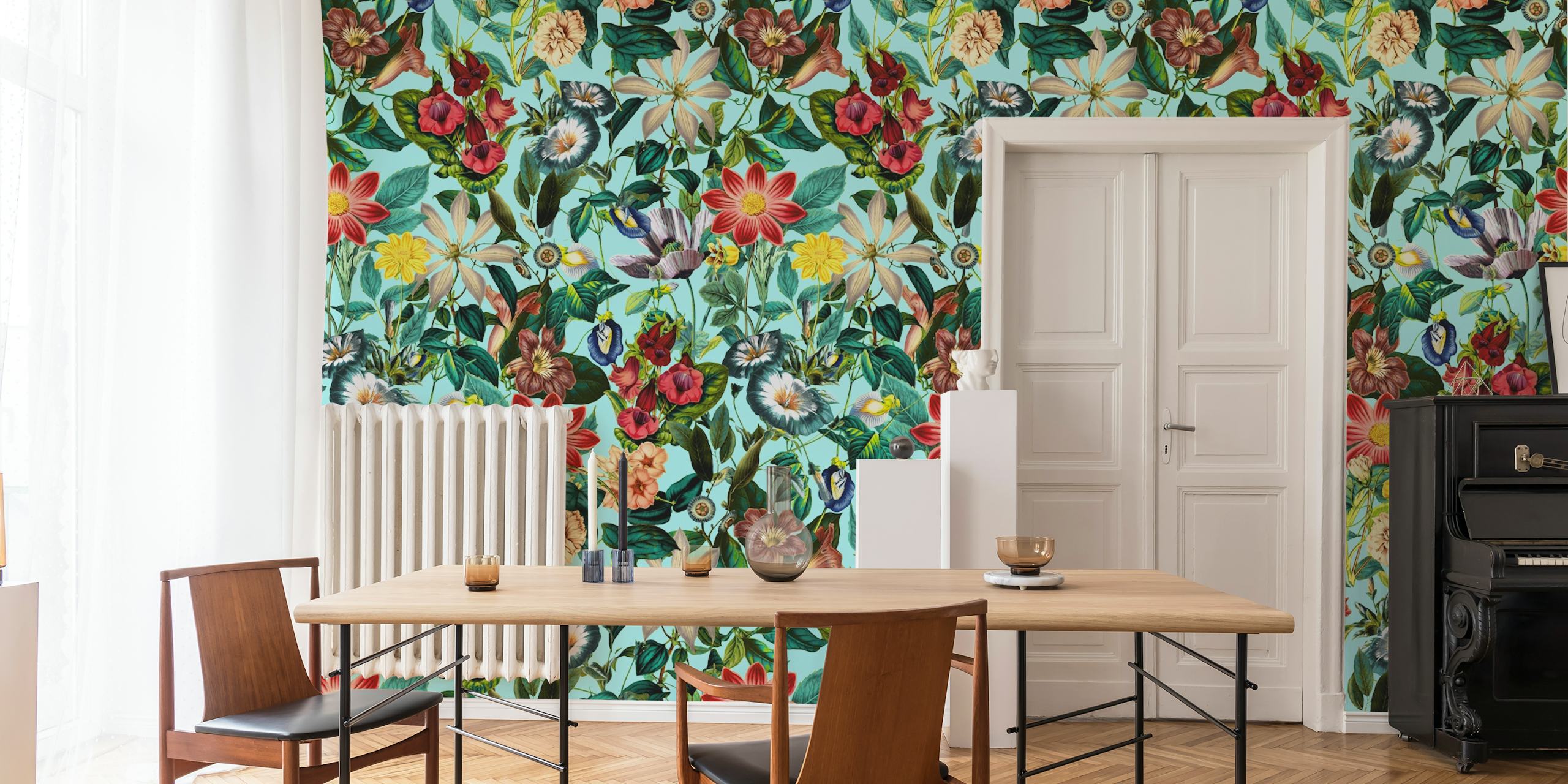 Summer Botanical Garden II wallpaper design