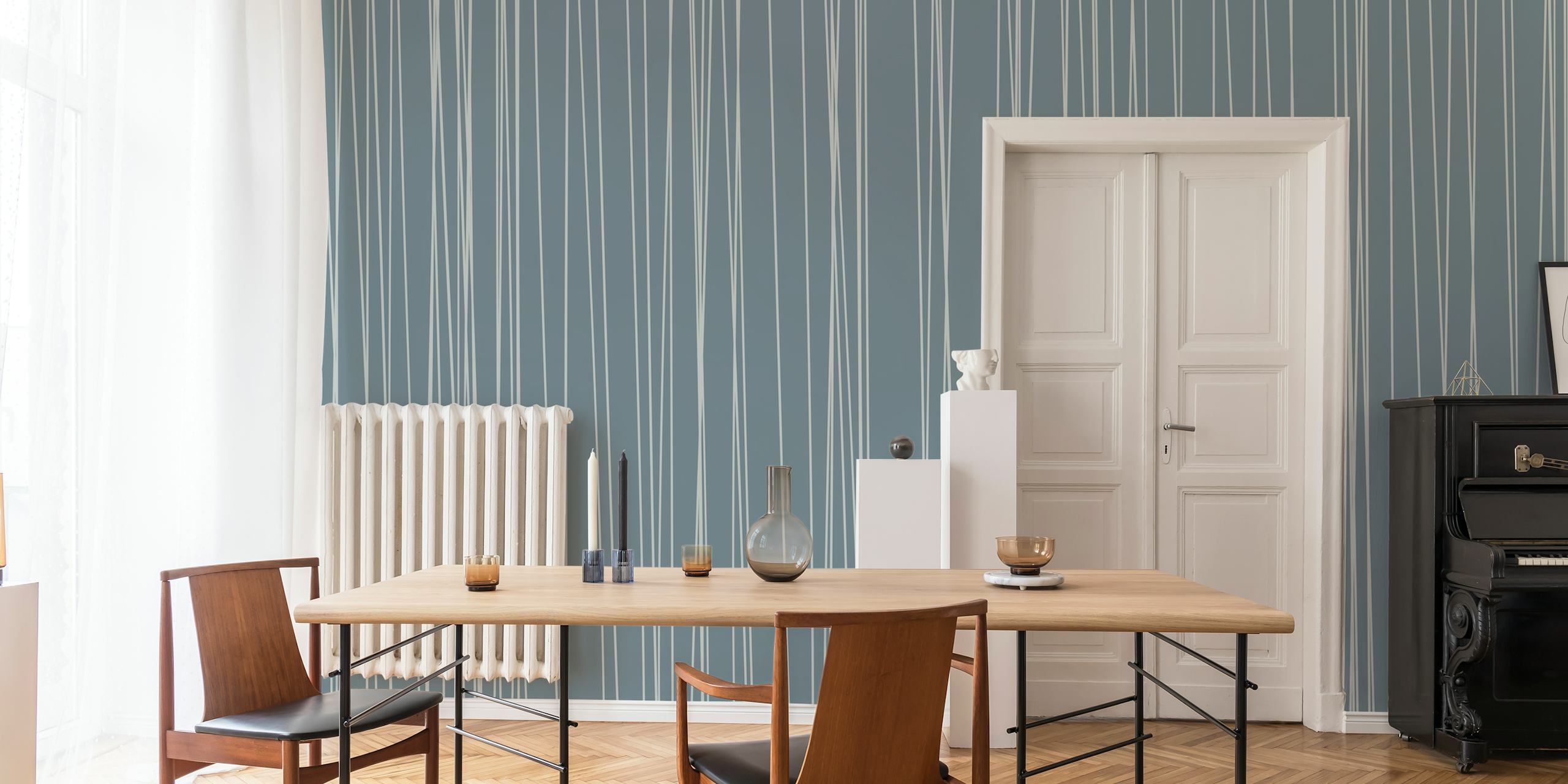 Hand-Drawn Scandinavian Minimal Line Art wallpaper