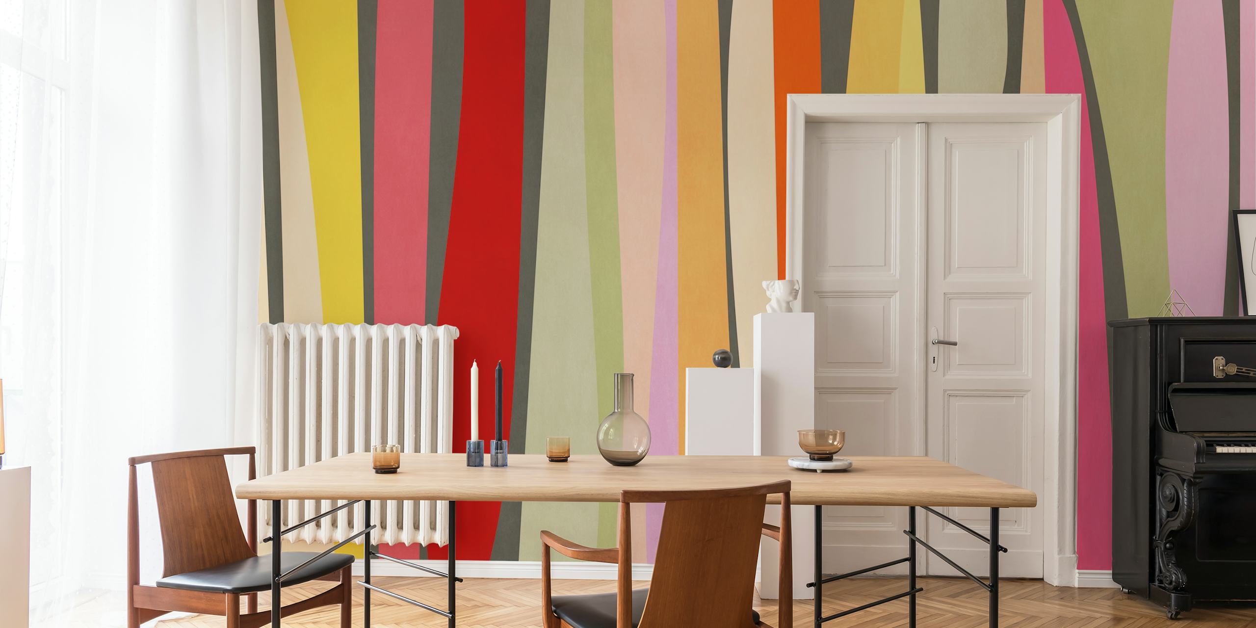 Design di carta da parati Vibrant Vertical 10