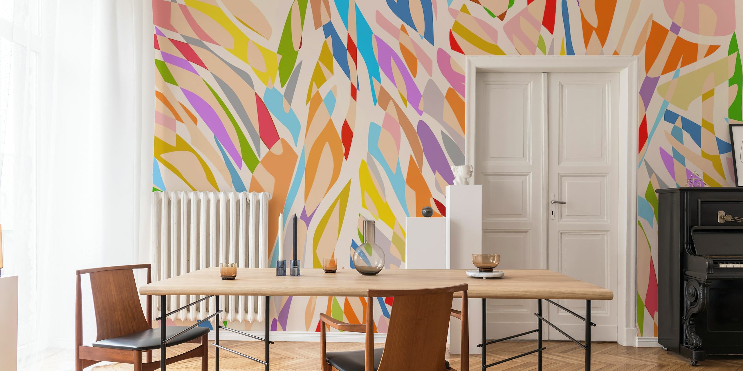 Joy of Colors 9 wallpaper in a room