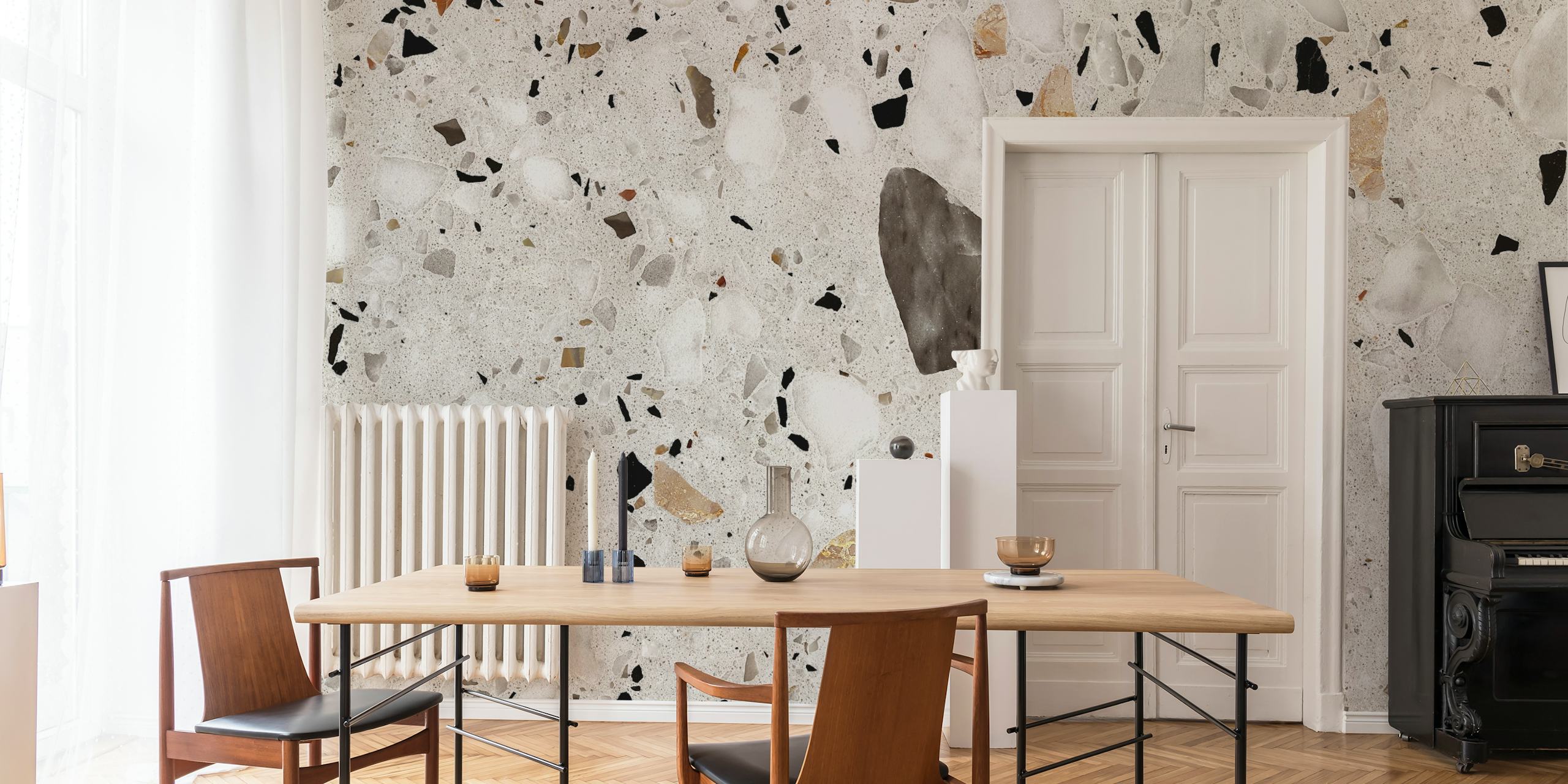 Zidna obloga Natural Stone Terrazzo Art u sobi
