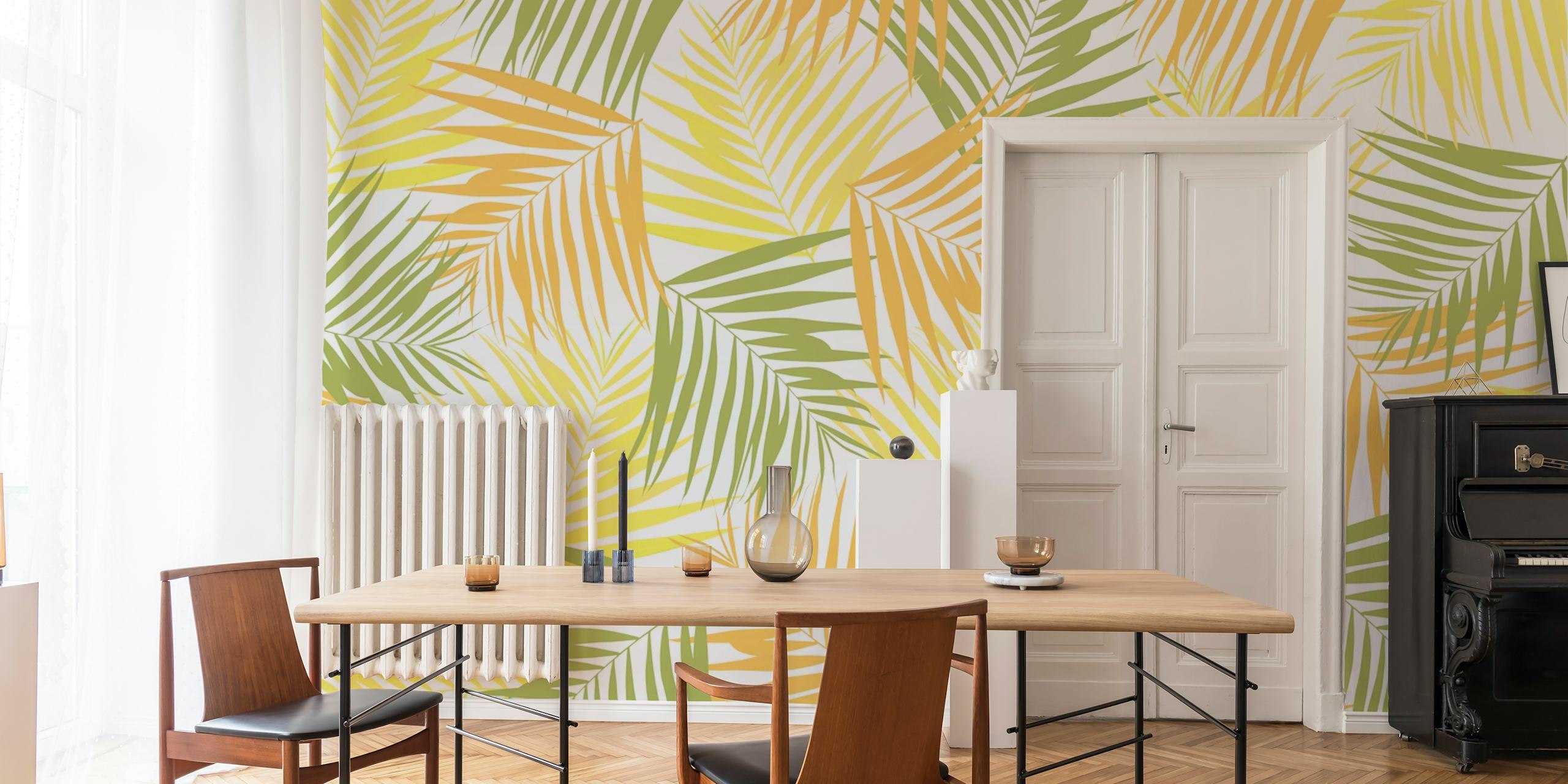 Dizajn tapeta Tropical Retro 2 u sobi