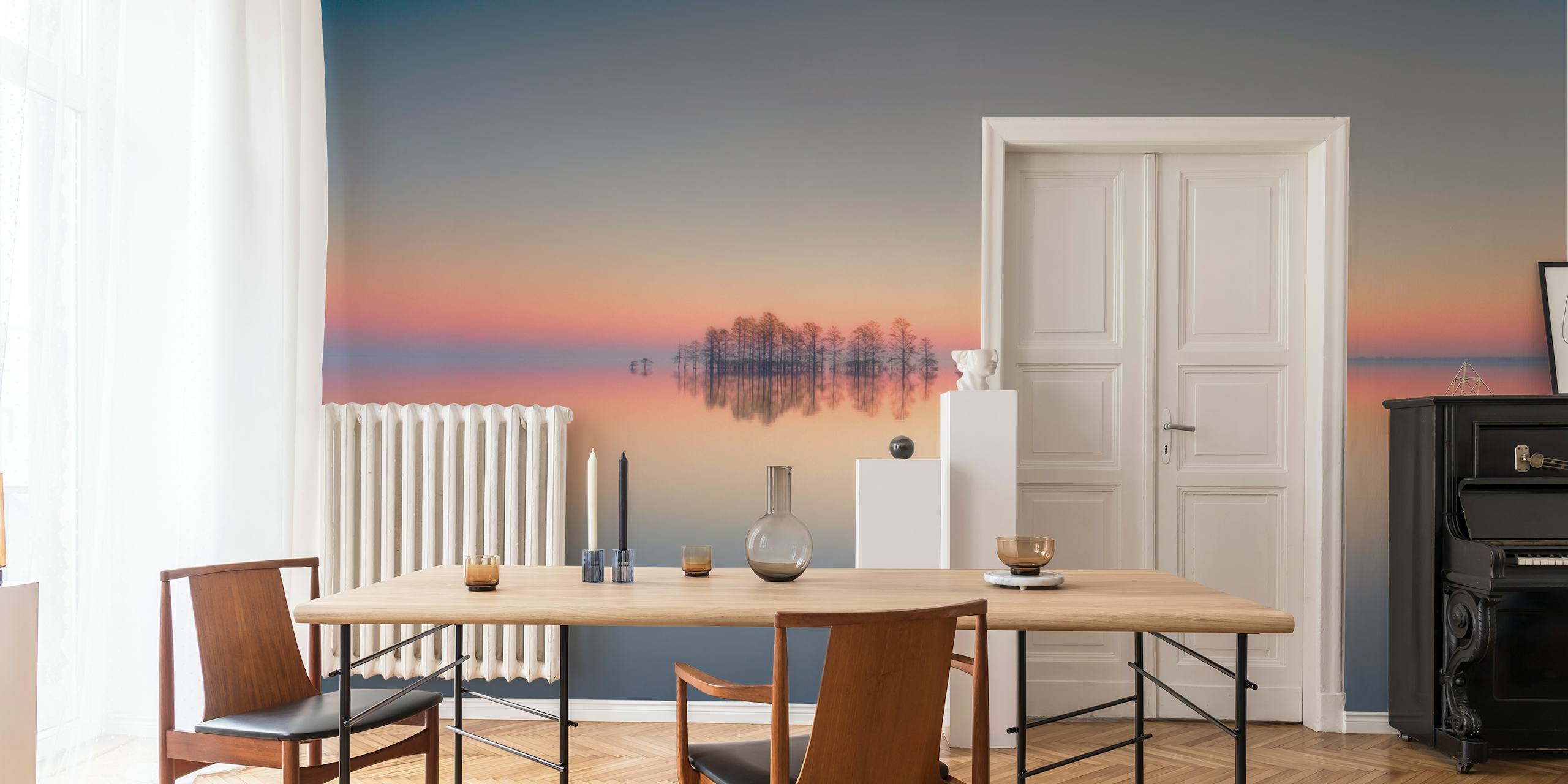 Lake Mattamuskeet wallpaper in a room