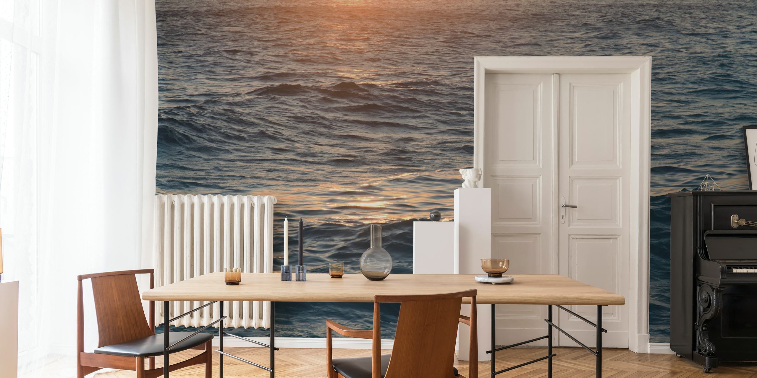 Caribbean Ocean behang in een kamer
