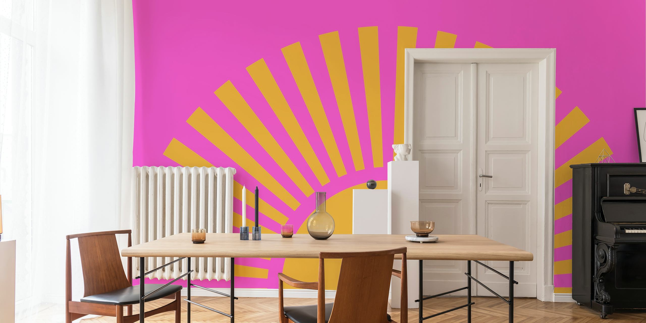 Radiant Dawn wallpaper design in a room