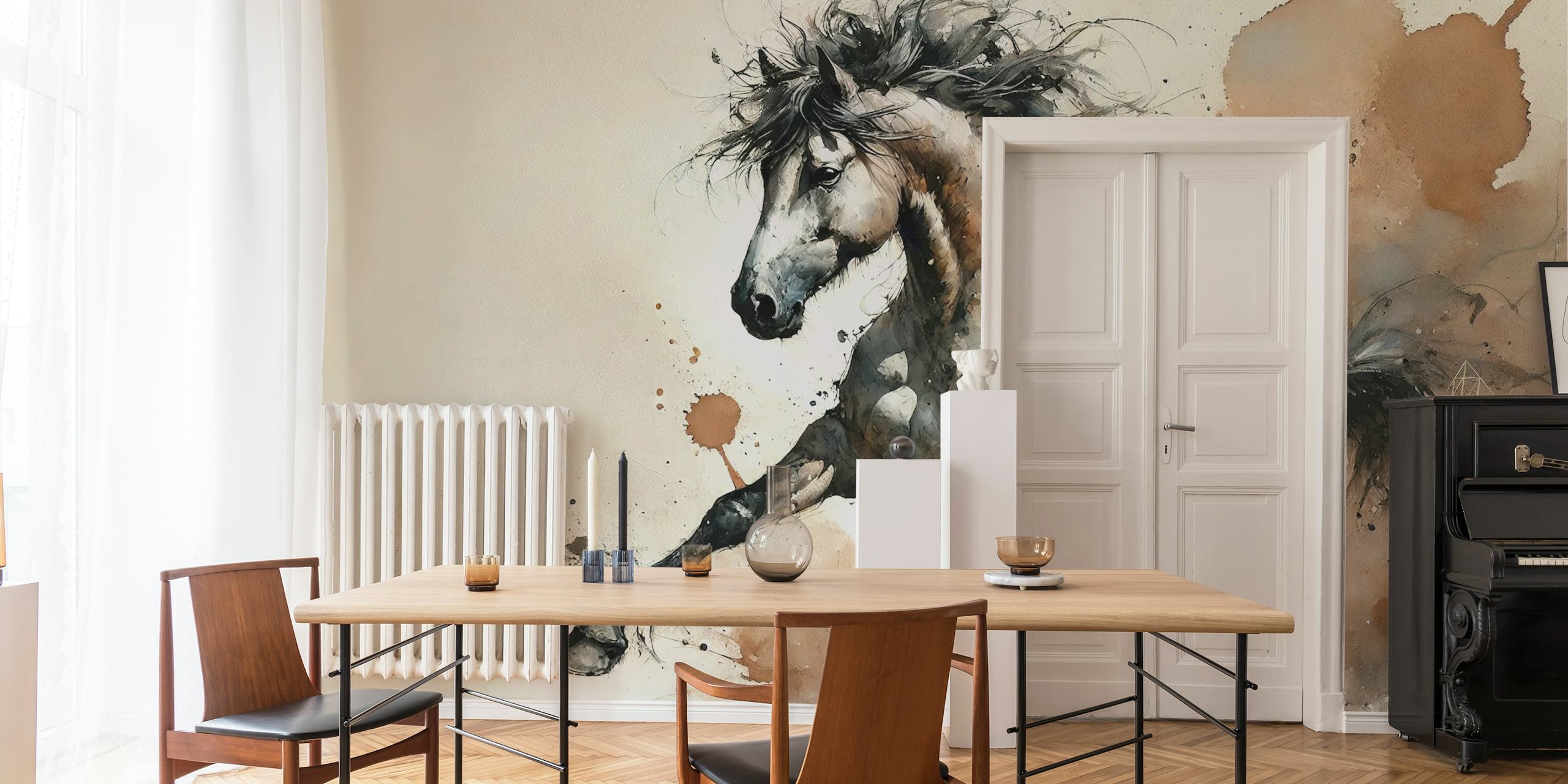 Tapeta Equine Energy Burst v pokoji