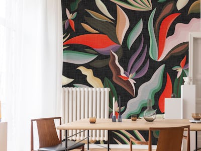 Tropical Plants and Leaves Vintage Summer WM