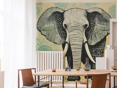 Folk Art Elephant