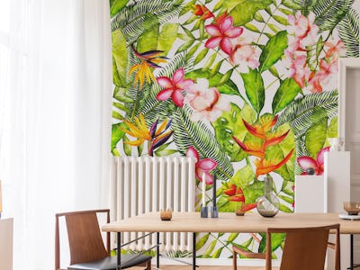 Plumeria and Tropical Jungle Flowers