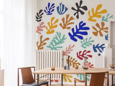 Matisse Inspired Colorful Leaf