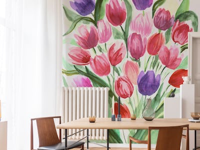 Watercolor Tulips