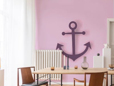 Light Pink Anchor Art