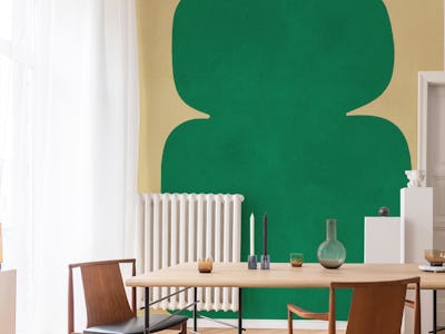 Emerald Hues Abstract