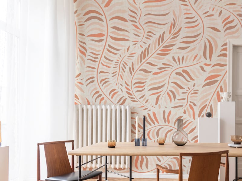Decorative Leaves in Earth Tones WM