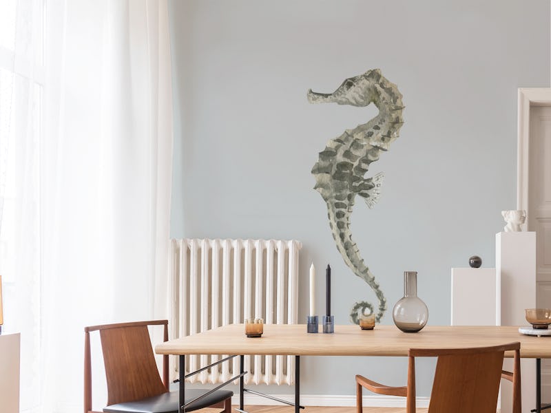 Seahorse in Neutral Tones