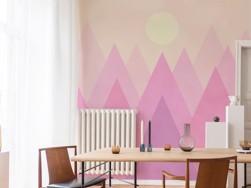 Soft Pink Candy Mountains