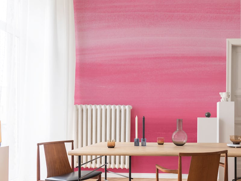 Viva Magenta Watercolor 1