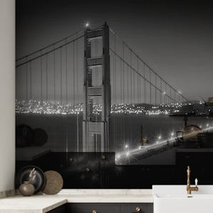 Golden Gate Bridge Monochrome