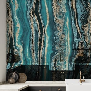 Gold And Teal Pure Luxury