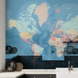 Detailed world map Vickie