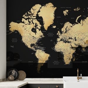 Detailed world map Eleni