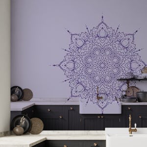 Lotus Mandala in Purple