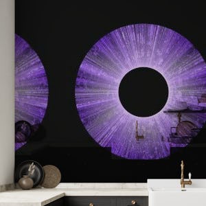 Sci-Fi Mystic Purple Iris