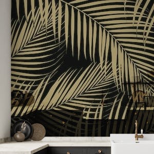 Palm Leaves Gold Cali Vibes 9