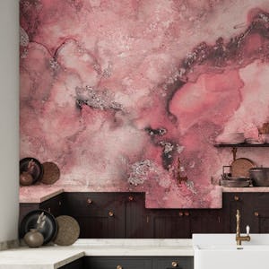 Smoke Pink Marble Art