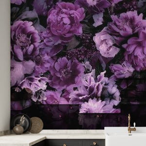 Floral Baroque Opulence Purple