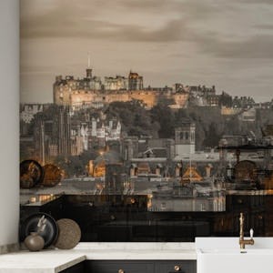 Edinburgh Castle and The Balmoral Hotel, Scotland