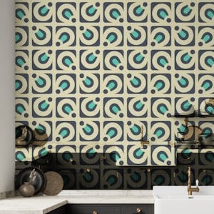 2145 Abstract tiles pattern