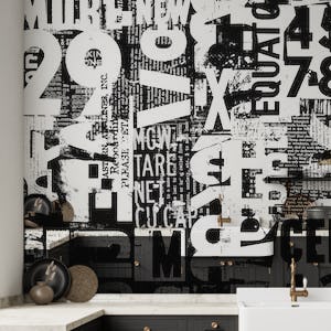 Grunge Typography Collage Urban Style