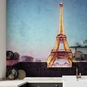 Colourful Eiffel Tower
