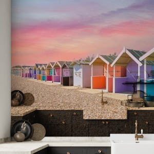 Multicolored Beach huts