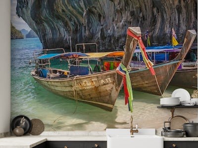 Traditional Boats In Thailand